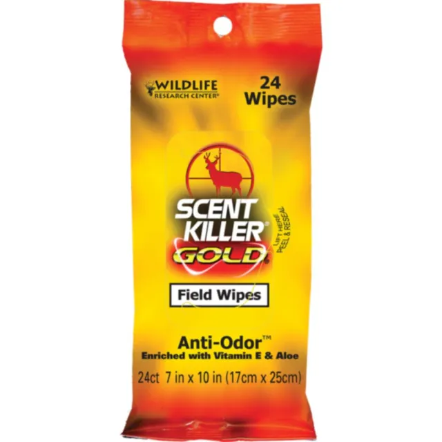 Wildlife Research Center Scent Killer Gold Field Wipes 24 Pack - View 2