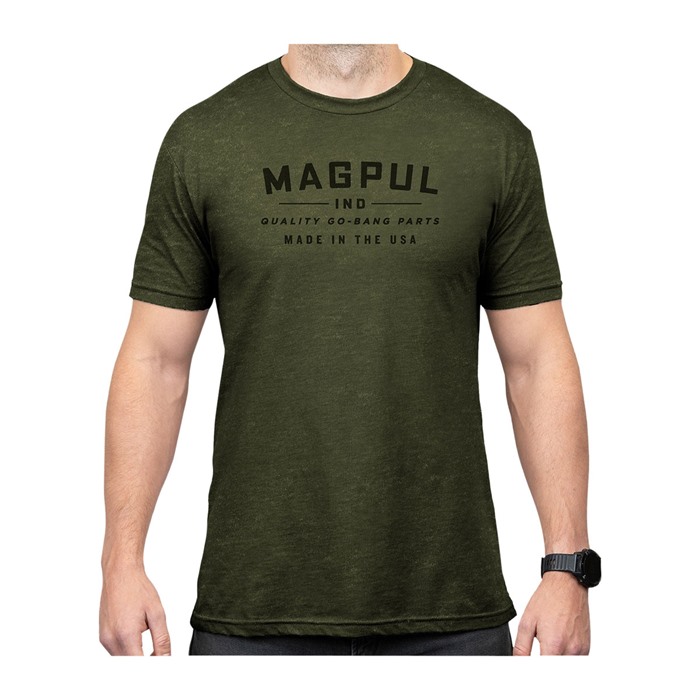Magpul MAG1112-317-S Go Bang Parts CVC T-Shirt Small Olive Drab Heather - View 2