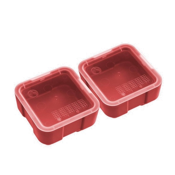 Magpul MAG1390RED DAKA Storage Bin Red Polymer with Transparent Lid - View 2