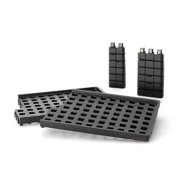 Magpul MAG1460BLK DAKA Grid Organizer Black Polypropylene - View 2