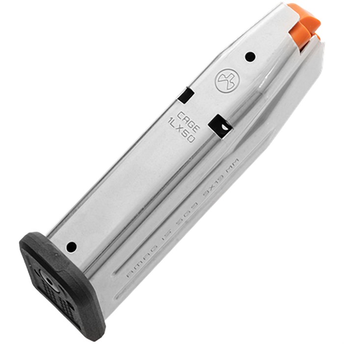 Magpul MAG1464SST 15rd 9mm Sig P320 Silver Stainless Steel Magazine - View 2