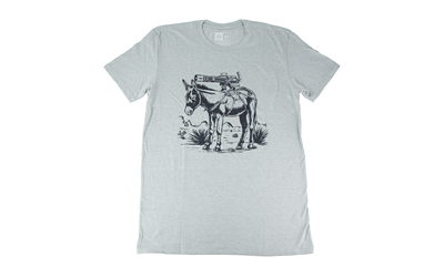 Magpul MAG1528-041-M Burro CVC Stone Gray Heather Cotton/Polyester Short Sleeve Medium - View 2