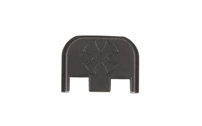 Noveske 05002706 End Plate, DLC Finish, Black, Cross Logo, Glock 17/19 - View 2