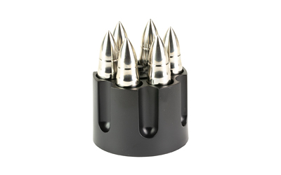 Caliber Gourmet CBG1046B Bullet Chillers Silver Stainless Steel Pistol Cylinder - View 2