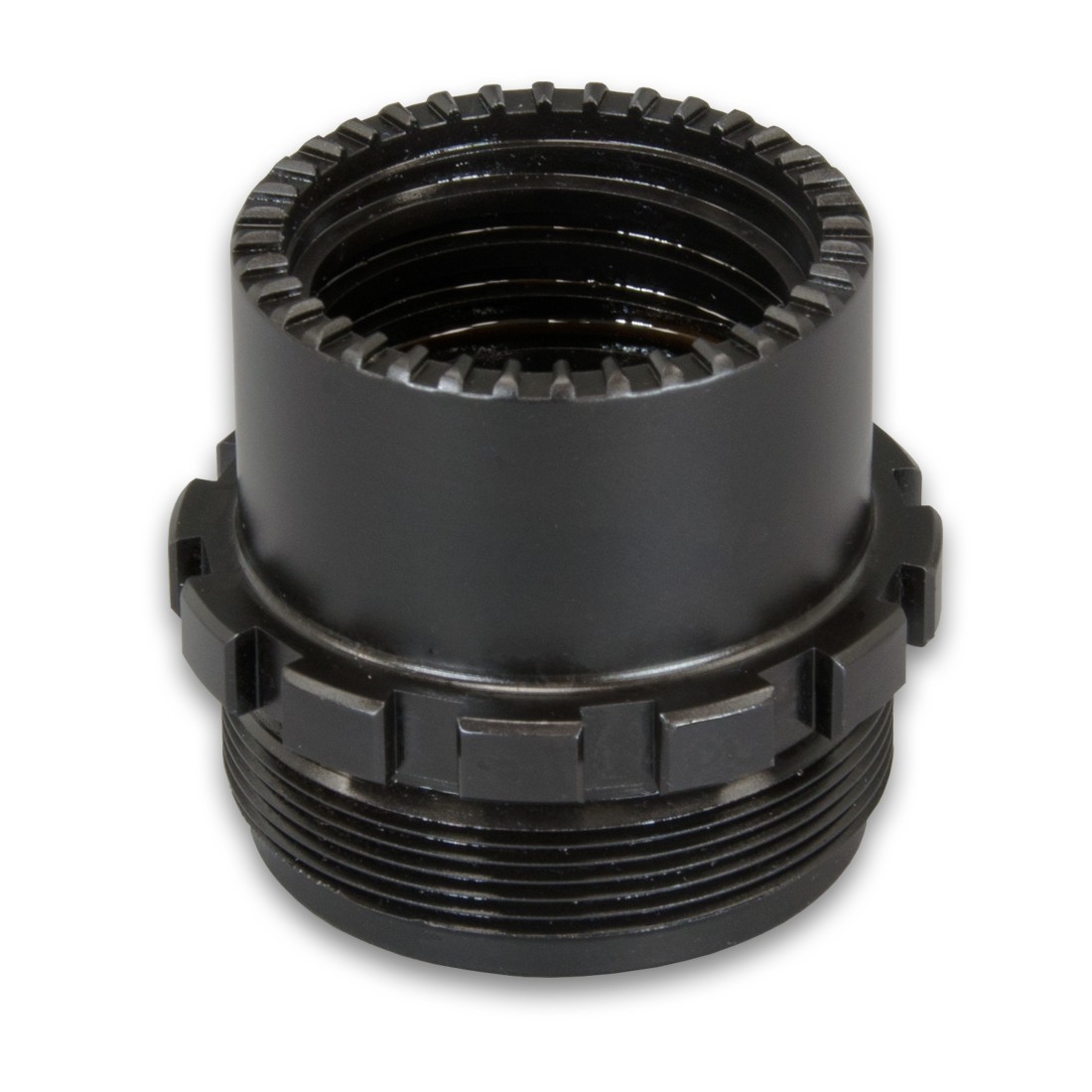 Yankee Hill Machine Phantom QD Adapter 1-3/8"-24 Black Stainless - View 2