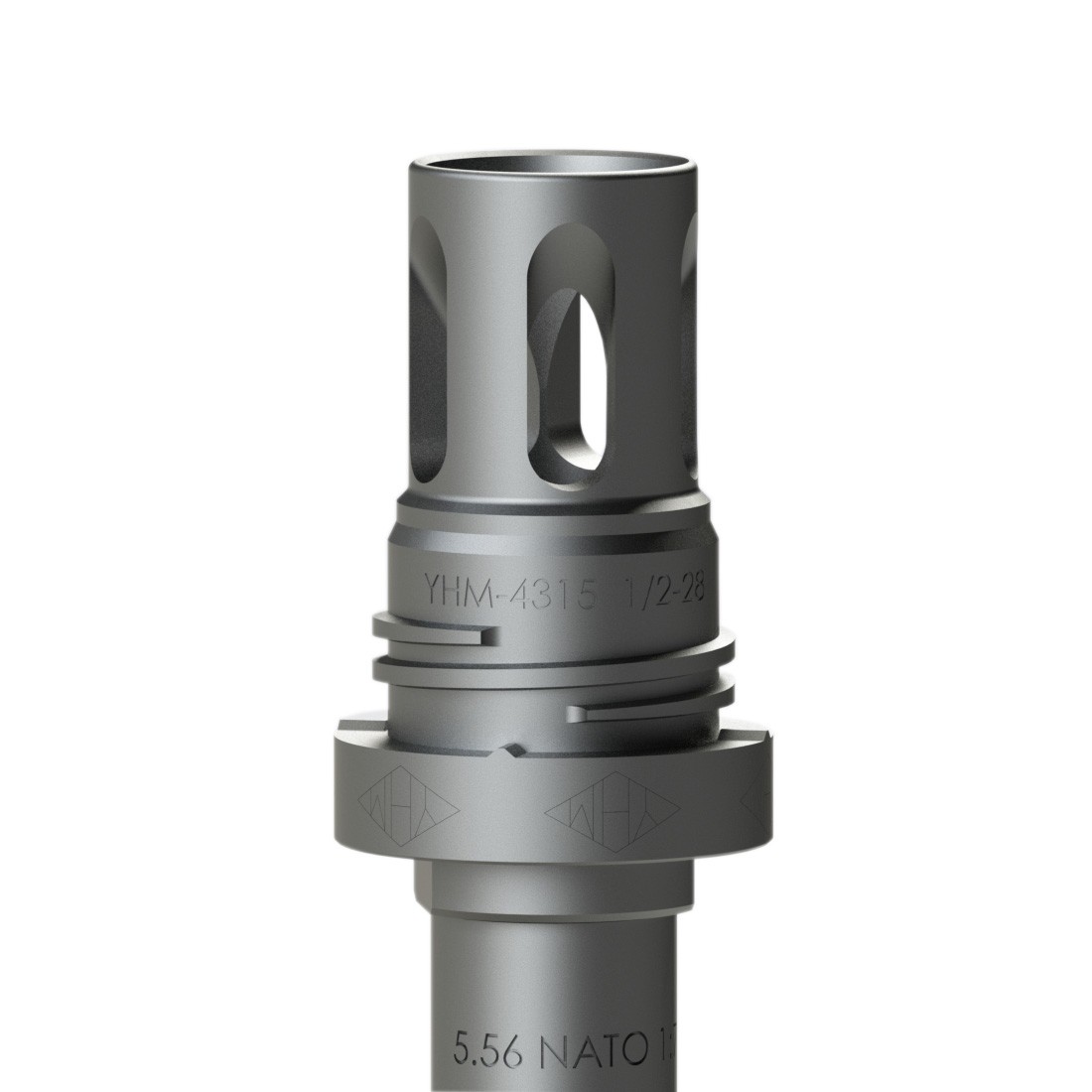 Yankee Hill Machine Co Mini QD Flash Hider 1/2x36" Thread BLK - View 2