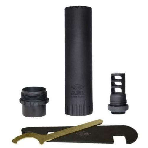 YHM Turbo T3 5.56 Suppressor - QD Muzzle Brake - View 2