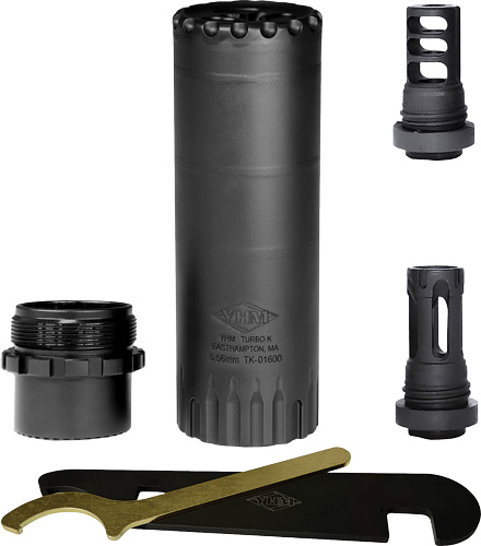 Yankee Hill YHM-2180-28 Turbo K-RB 556 Suppressor with Flash Hider Steel - View 2