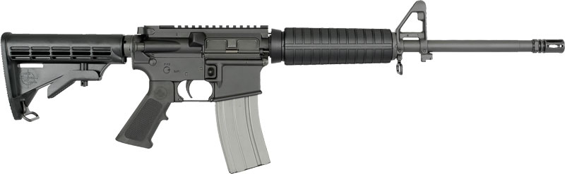 RRA Car A4 Carbine 5.56MM Nato Rifle 16" Barrel 6 POS A2 Sight Black Finish - View 2