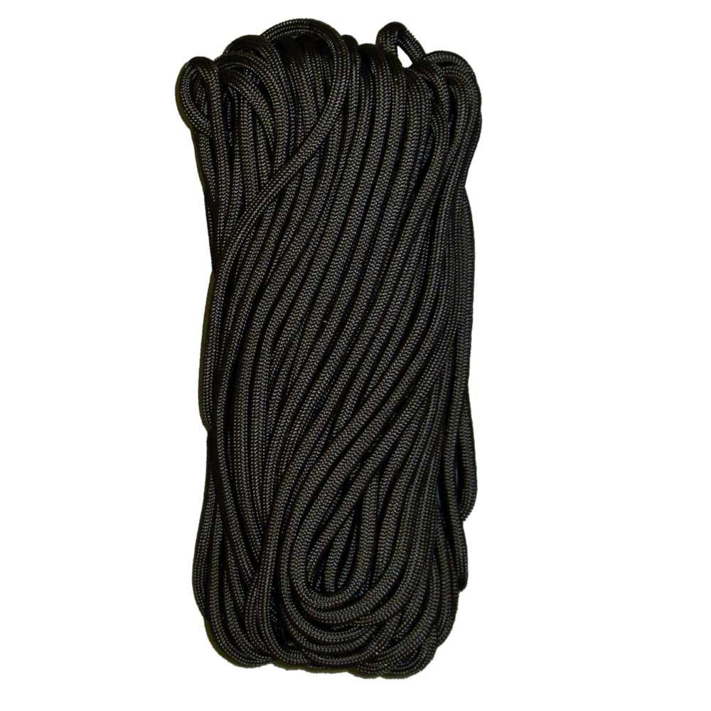 TacShield 550 Cord Paracord 50 ft Black - View 2