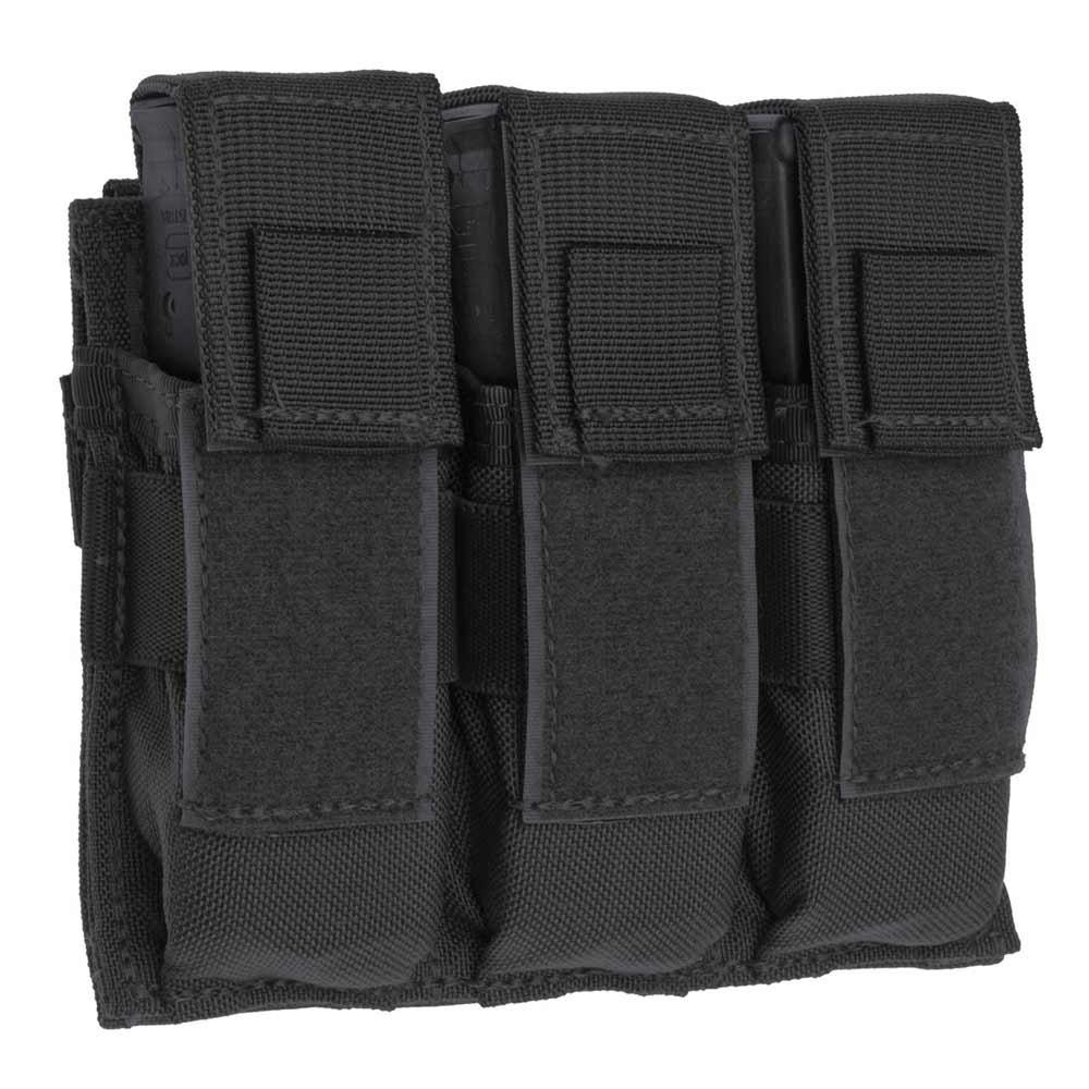 TacShield T3603BK Triple Universal Pistol Molle Pouch, Black - View 2