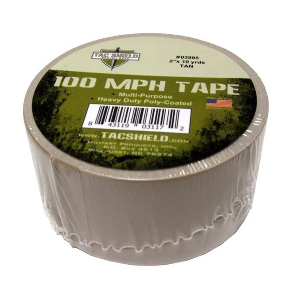 Tac Shield 100 MPH TAPE - 2IN X 10 YARDS TAN - View 2