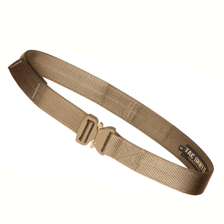 Tacshield T303-LGCY Gun Belt 1.75" Cobra Buckle Large Coyote - View 2