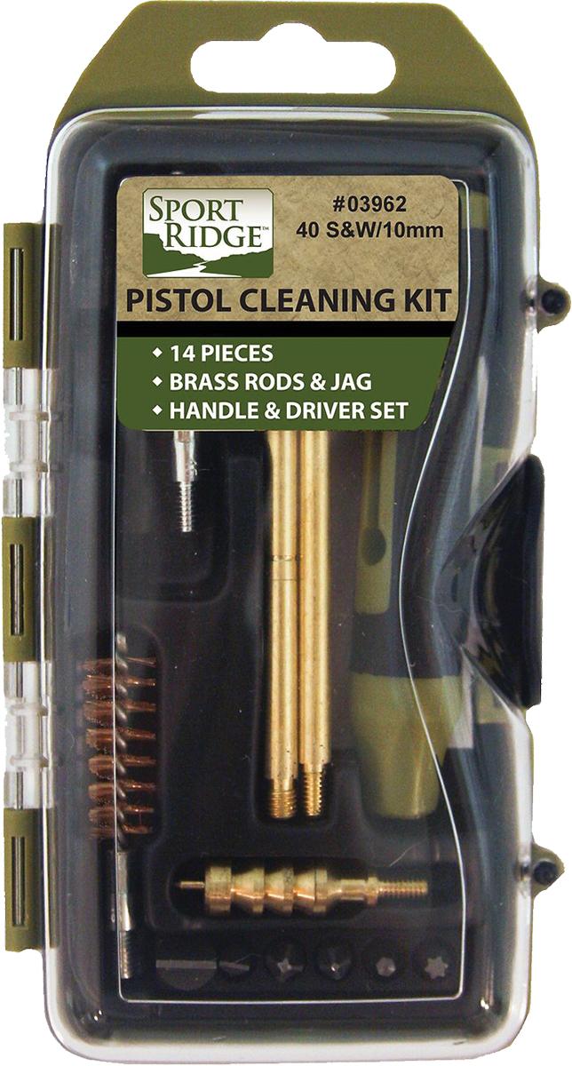 Sport Ridge 03962: 14-Piece .40cal/10mm Pistol Cleaning Kit with Hard Case - View 2