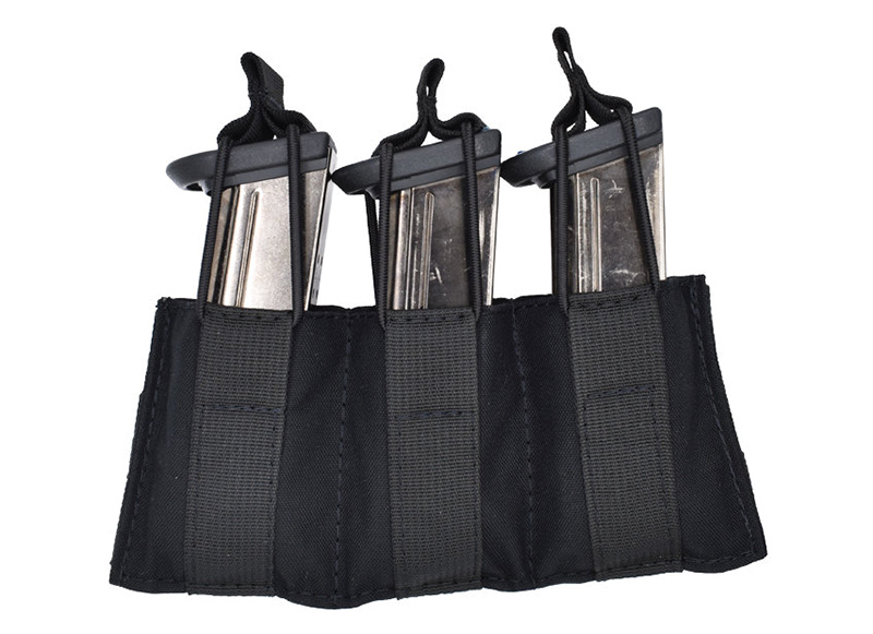 Tacshield (Military Prod) T3608bk Speed Load Triple Pistol Magazine Pouch - View 2