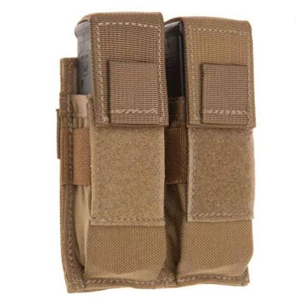 Tacshield T3602CY Universal Double Pistol Coyote 1000D Nylon MOLLE - View 2