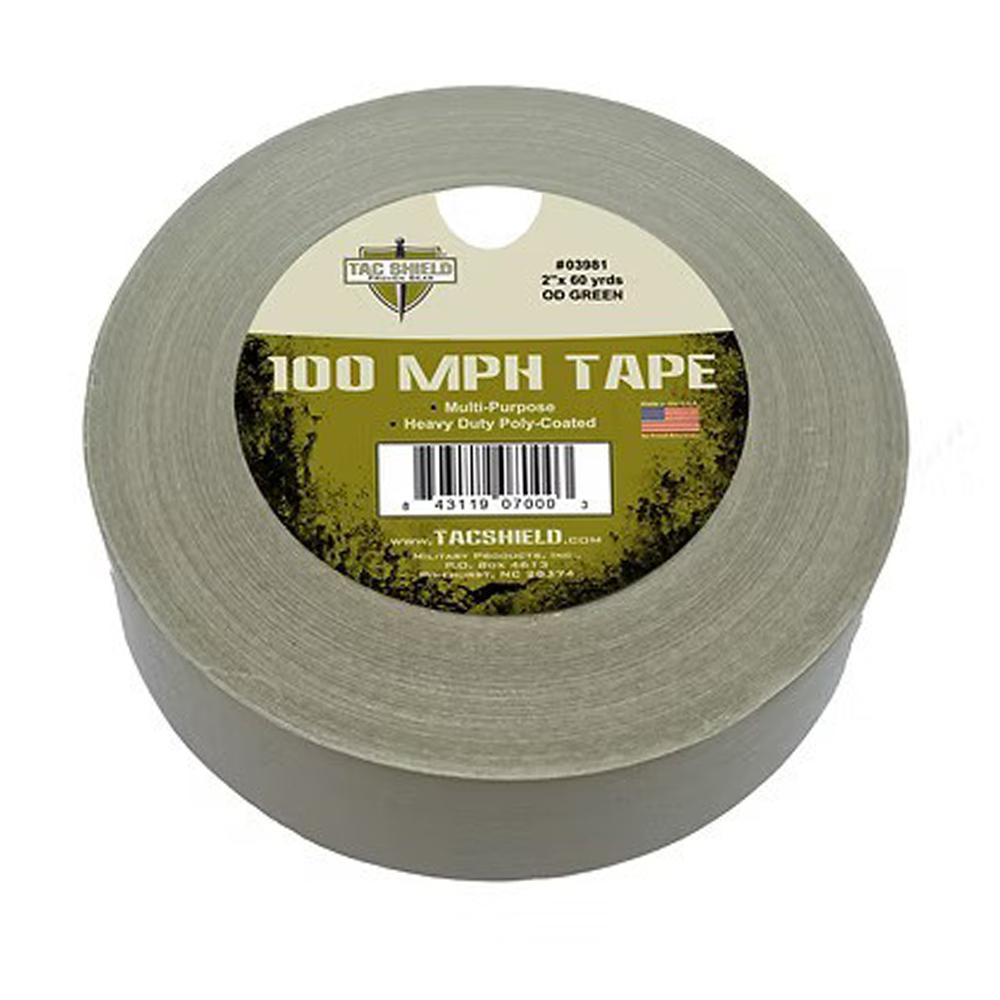Tac Shield 100 MPH TAPE - 2IN X 60 YARDS OD GREEN - View 2