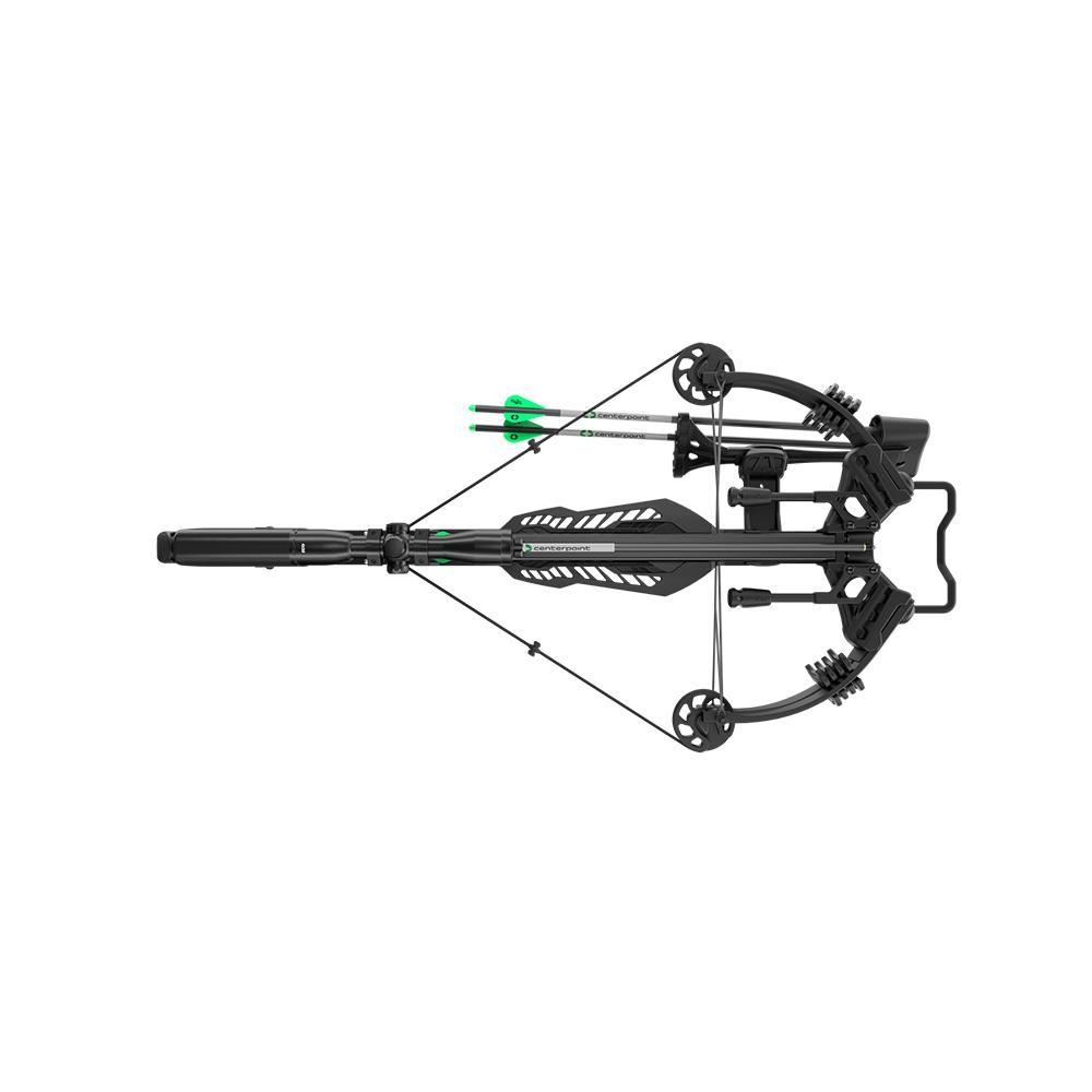 CenterPoint Tradition 405 Crossbow Package - Black, 405 fps, Whisper Silencing System, Full Accessory Package - View 2
