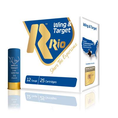 Rio Wing & Target Shotshells 12ga 1oz 2-3/4 1250 fps #8 25/ct - View 2