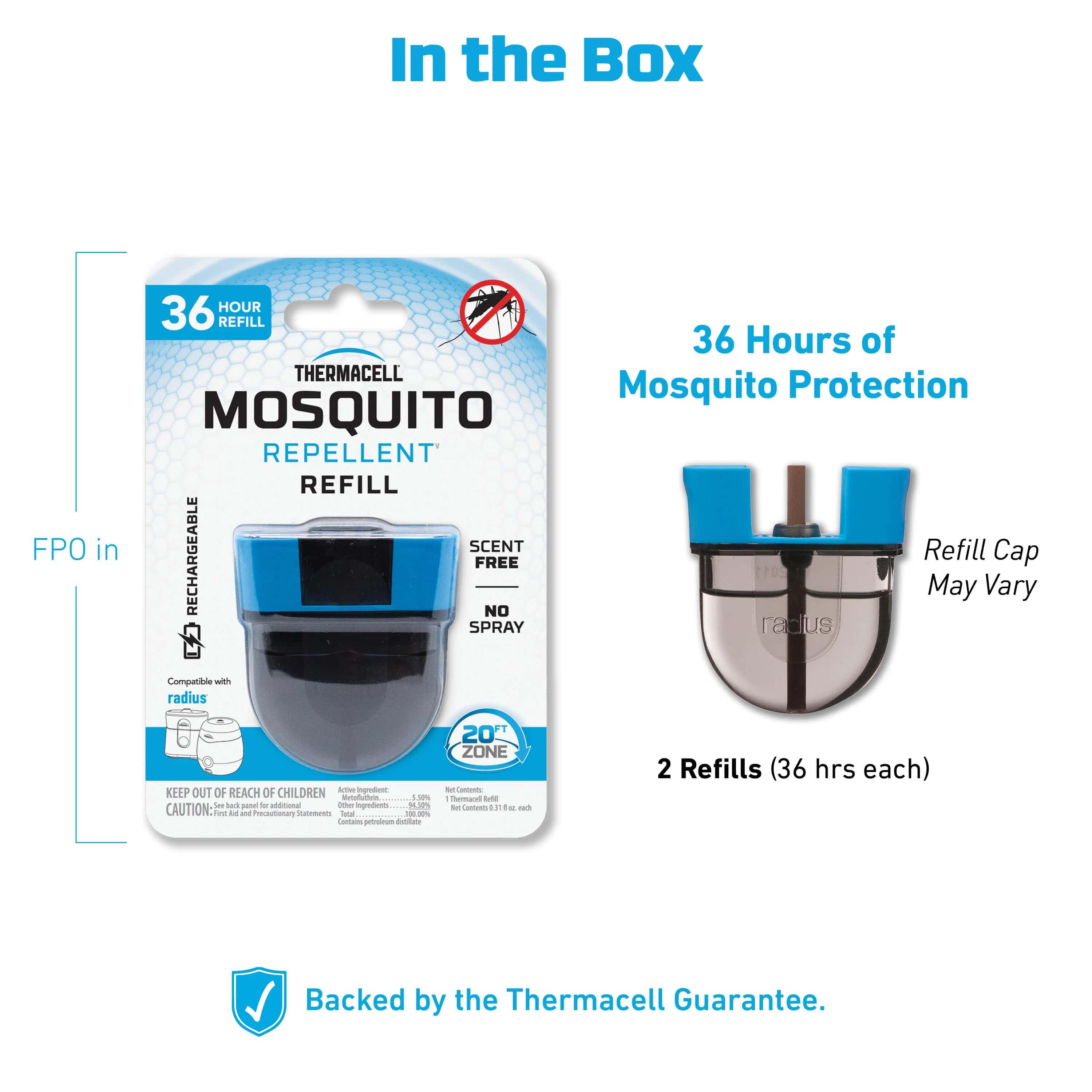 Thermacell ER236 Rechargeable Mosquito Repellent Refill, 36-Hour, 2-Pack - View 2