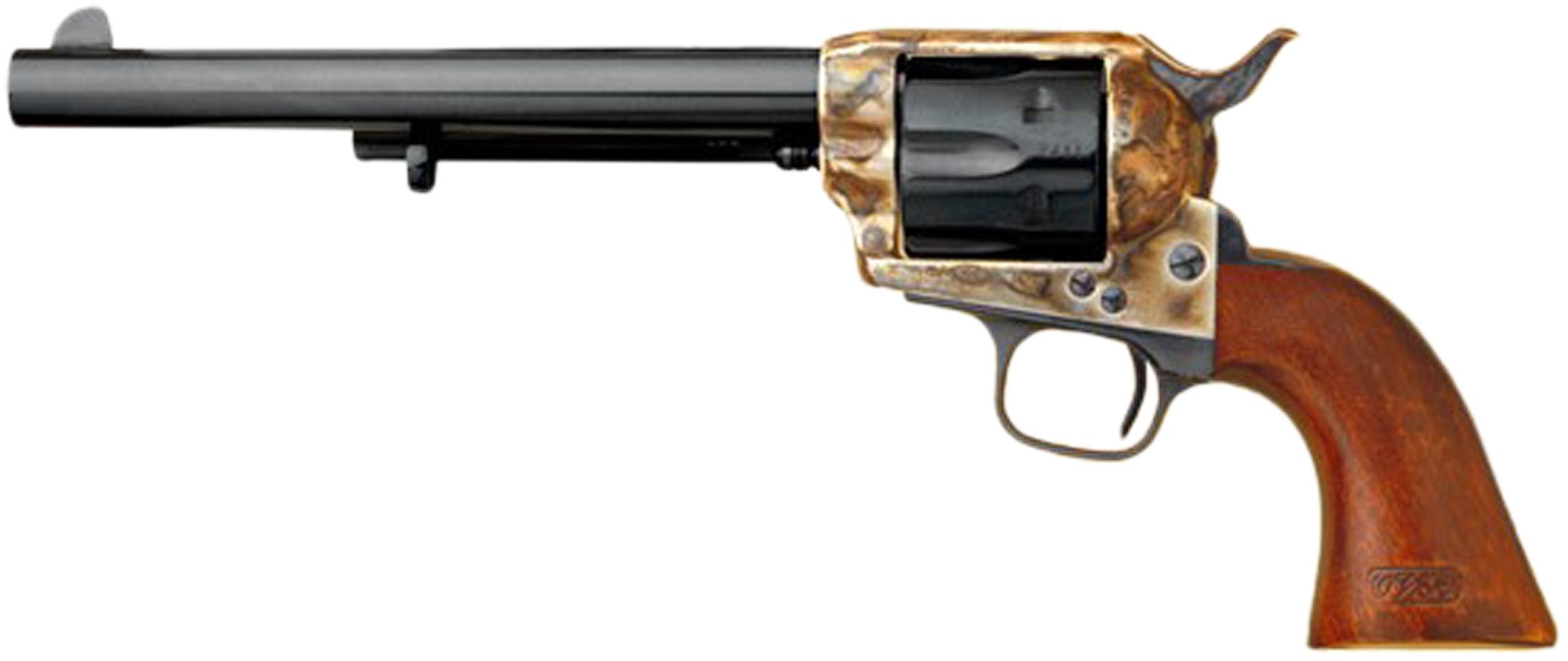Cimarron Model P US Cavalry Revolver 45 Long Colt 7.5 in. Case Hardened ... - View 2