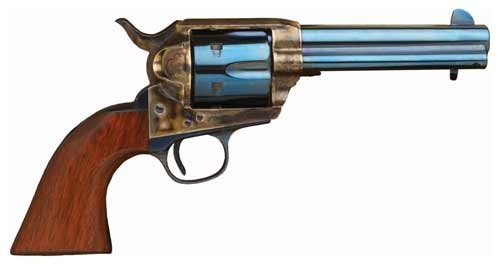 Cimarron MP512C00 P-Model 45LC 4.75" Blued Walnut Revolver - View 2