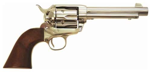Cimarron PP4501 Frontier 45LC 5.5" Stainless Walnut Revolver - View 2