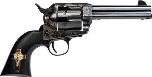 Cimarron Holy Smoker Revolver 45 Long Colt 4.75in. Case Hardened6 Shot - View 2