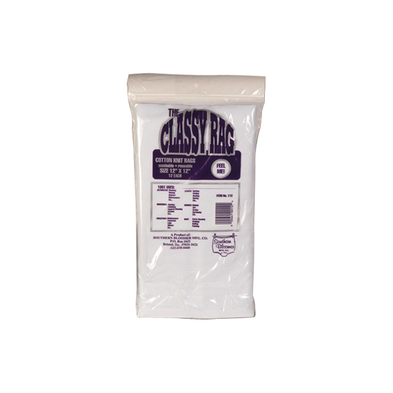 Southern Bloomer Cotton Knit Rags, 12x12, 12-Pack - View 2