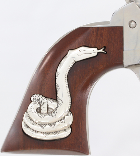 Pietta PP400WSSI01 Cimarron Revolver 357 4.75" Polished Steel Walnut - View 2