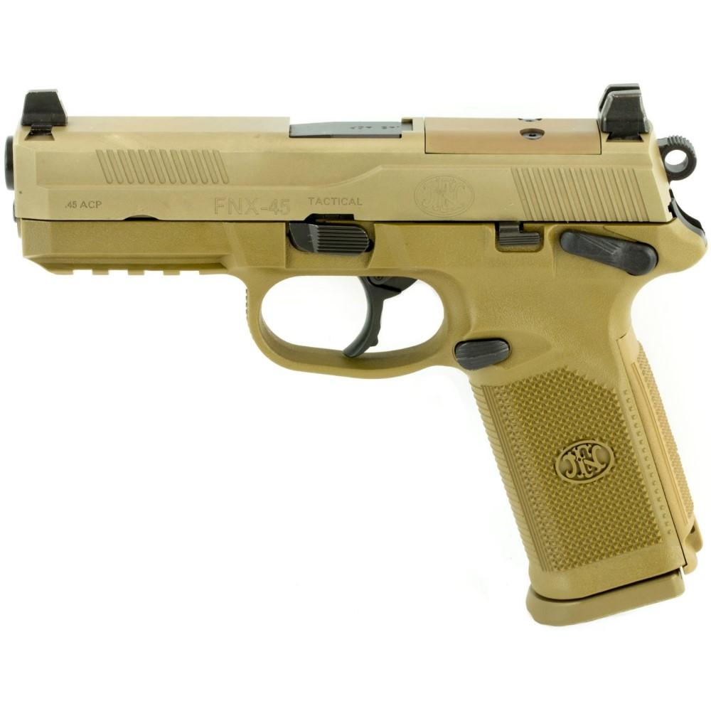 FN 66100223 FNX Tactical 45 ACP 10+1 4.50" Black Steel Barrel Flat... - View 2