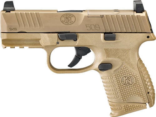 FNH USA FN 509 Compact MRD 9mm 3.7" Barrel FDE 10-Round Mags - View 2
