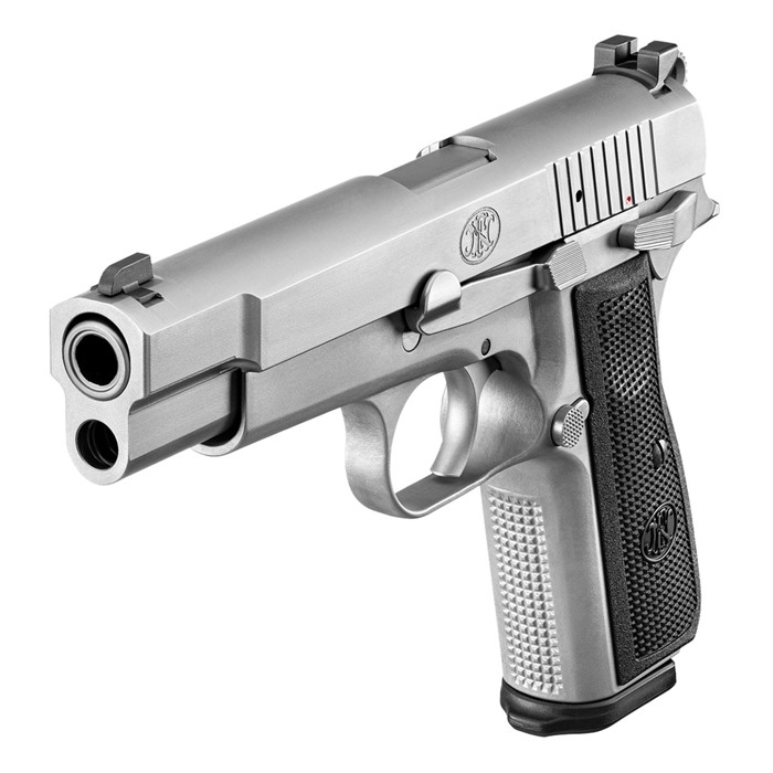 FN 66101116 High Power 9mm Luger 4.7" Barrel, Stainless Slide, Matte Frame - View 3