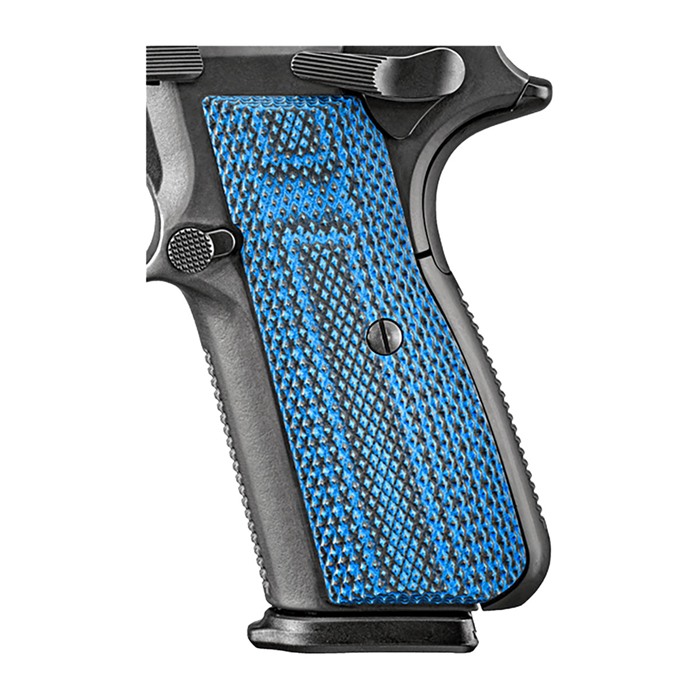 FN 20-100622 High Power G10 Black Blue Handgun Grips - View 2