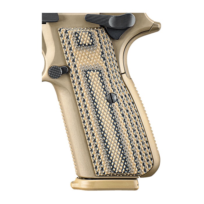 FN 20-100624 High Power G10 Hyena Brown Handgun Grips - View 2