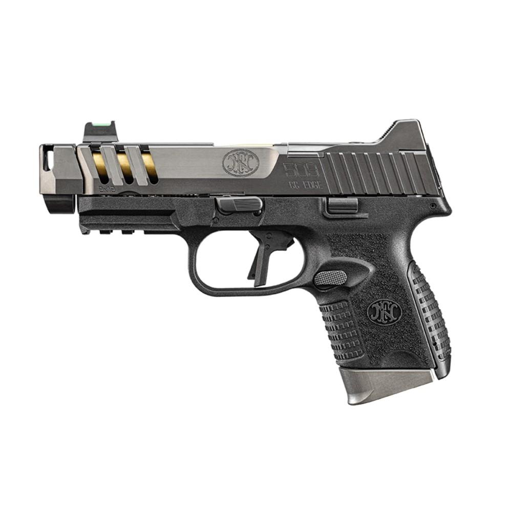 FN 509 CC Edge 9mm Pistol 4.2" Barrel Fiber Optic Sights Black/Grey - View 2