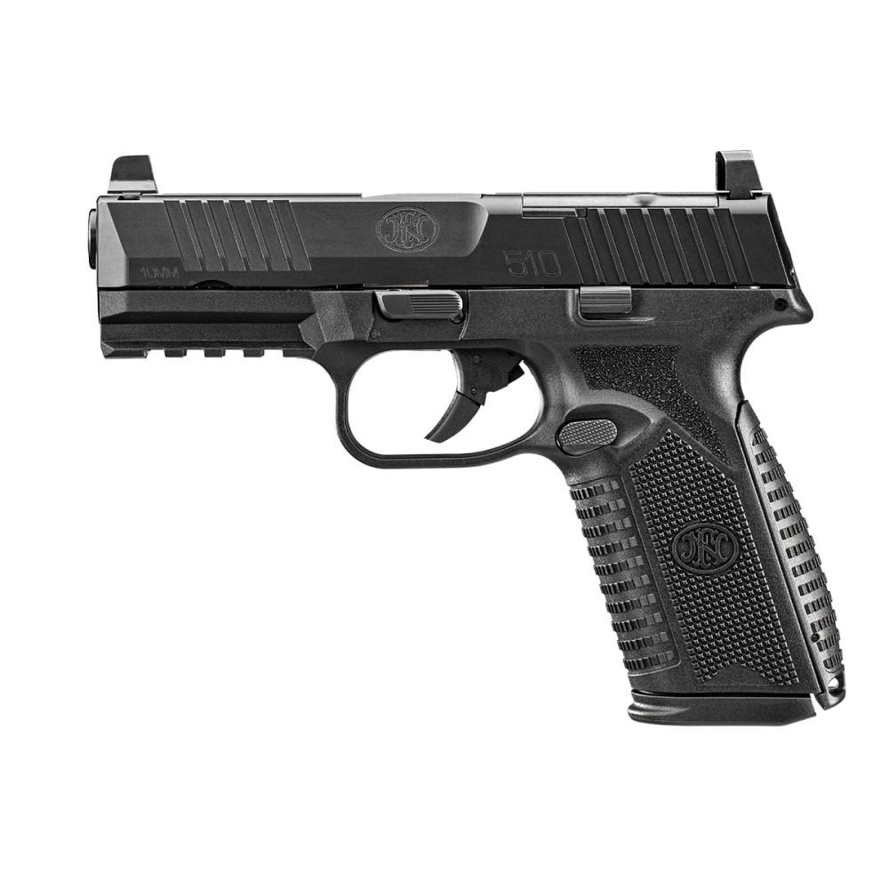 FN 510 MRD 10mm Auto 4.1 in Black, 10+1 Capacity, Double Action Striker-Fir - View 2