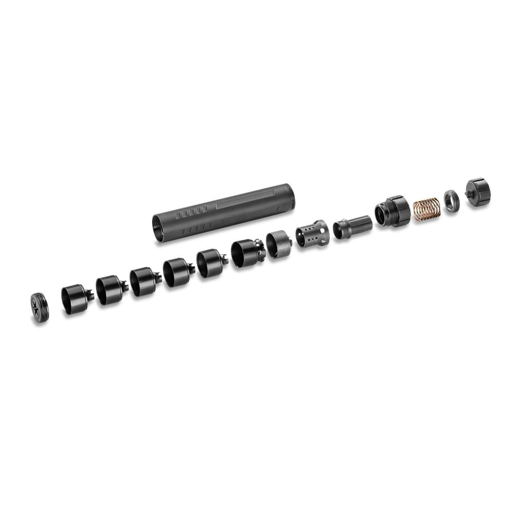 FN Rush TI 9mm Luger Suppressor 7.30" 1.375" 1/2"-28 tpi - View 2