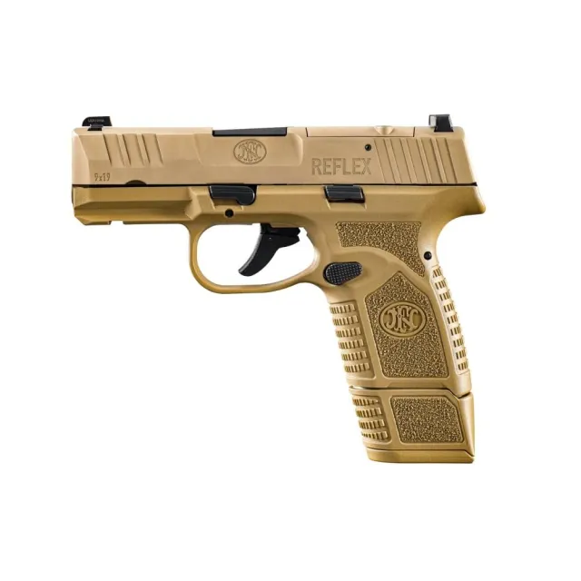 FN America Reflex MRD 9mm 3.3 In 15 Round FDE PVD 66101411 - View 2