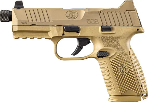 FN AMERICA 509 Tactical 9mm 4.5in FDE 2x10rd + 3x10rd Mags w/Case 66-101652 - View 2