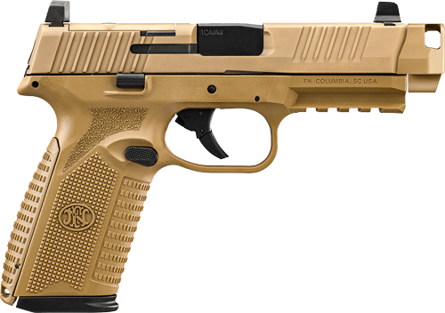 FN America 66102129 10MM MRD QD Compensator 2-10RD Mag FDE - View 2