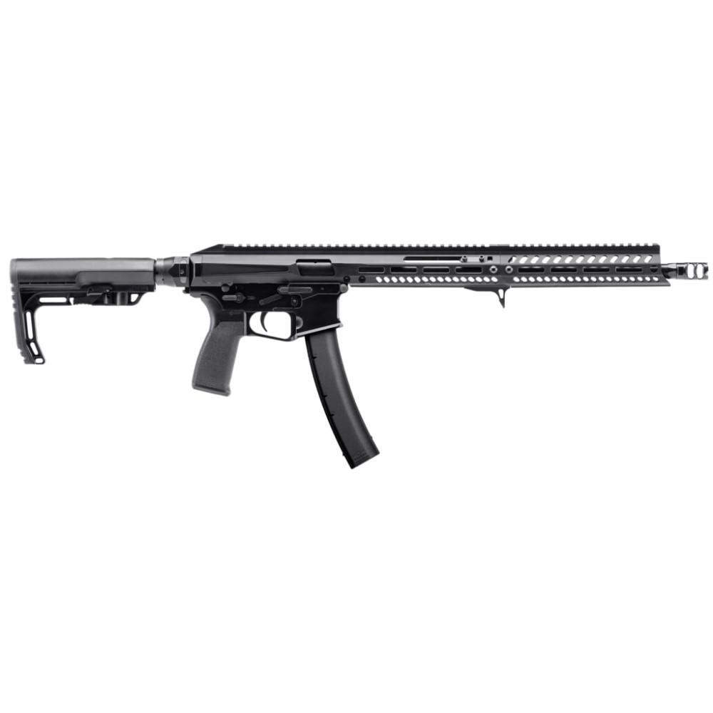 Patriot Ordnance Factory Phoenix 9mm Rifle, 35rd Magazine, 16.5" Barrel, MLOK Rail, Black - View 2