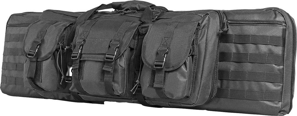 NcStar CVDC2946U42 Double Carbine Case Urban Gray PVC Nylon 42" - View 2
