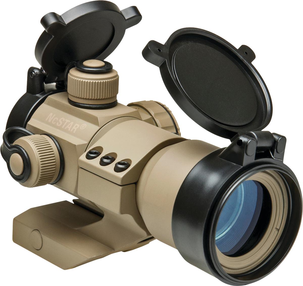 NcStar DRGB135T 1x35 Reflex Sight Tan Aluminum 3 MOA Cantilever Mount - View 2