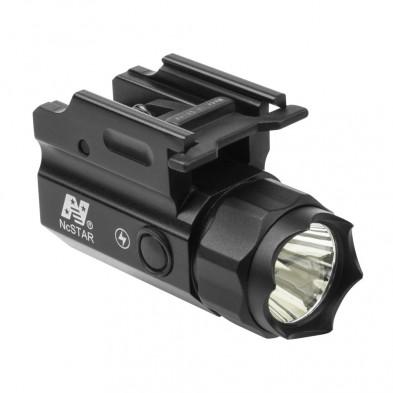 NcStar ACQPTF Compact Flashlight QR w/Strobe Black 150 Lumens White Cree - View 2