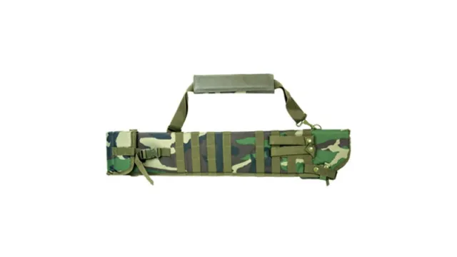 NcStar CVSCB2917WC VISM Shotgun Scabbard Woodland Camo 29"-34.75" 600D PVC - View 2