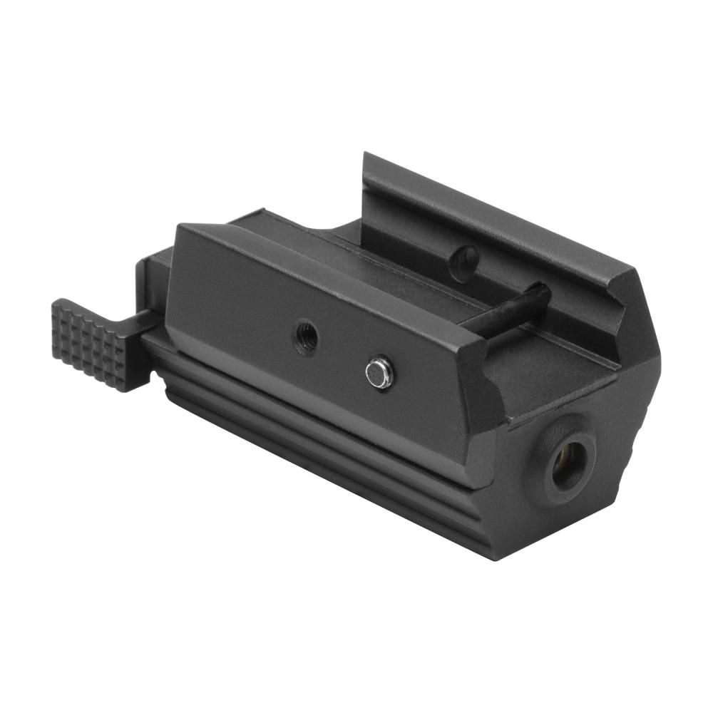 NcStar AAPRLS Tactical Pistol Red Laser, Aluminum, Rail Mount, Black - View 2