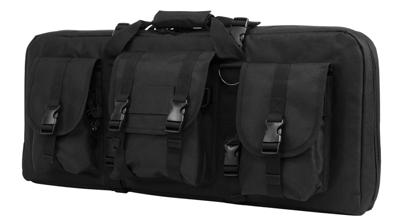 NcStar CVCPD2962B28 SubGun Case 28 in Black PVC 2 Gun Capacity - View 2