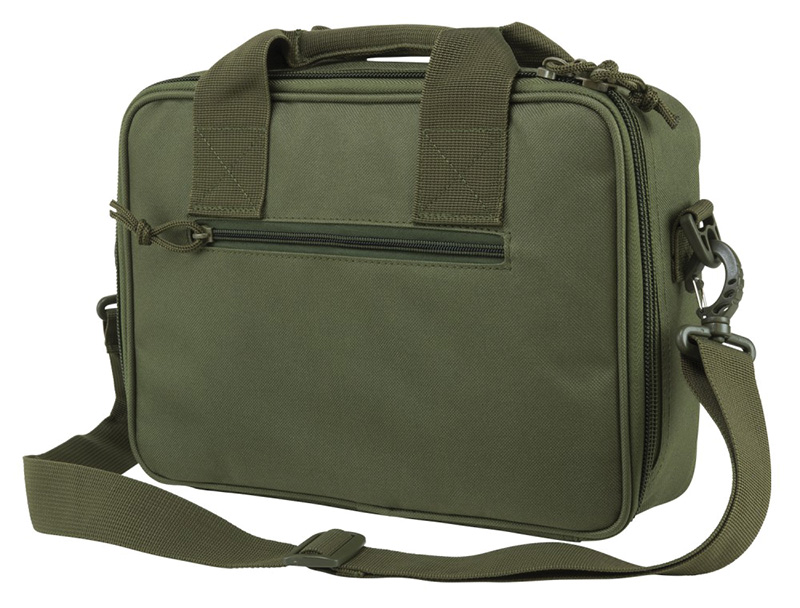 NcStar CPDX2971G VISM Double Pistol Range Bag Green 13"x10"x3.25" - View 2
