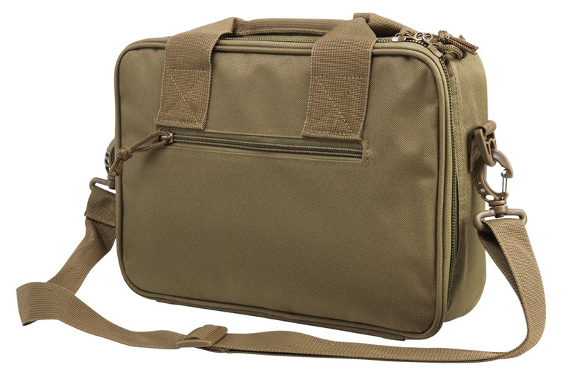 NcStar CPDX2971T VISM Double Pistol Range Bag Tan 13"x10"x3.25" - View 2